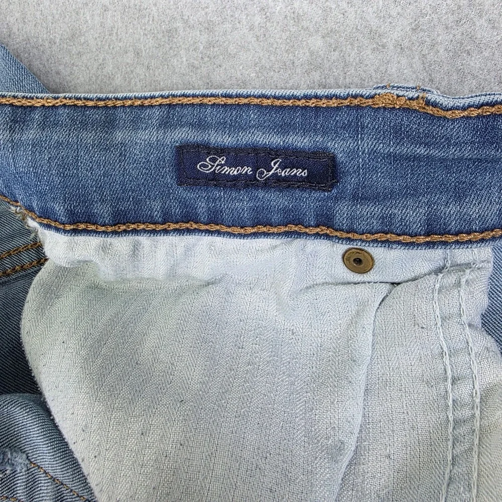 Polo Ralph Lauren Simon Jeans Men's 42/29 Light Wash Blue Straight‎ Leg Denim
